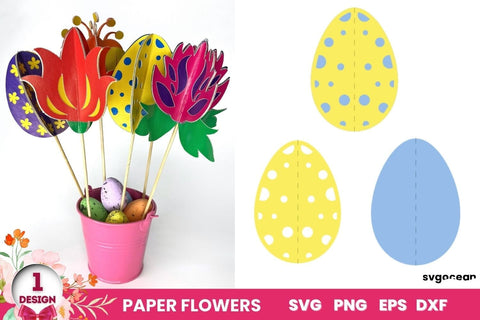 3D Flowers SVG | Easter Cut Files SVG SvgOcean 
