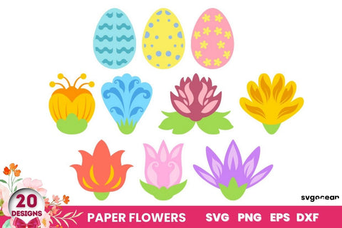 3D Flowers SVG | Easter Cut Files SVG SvgOcean 