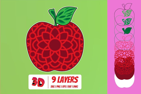 3D Fruits SVG Bundle SVG SvgOcean 