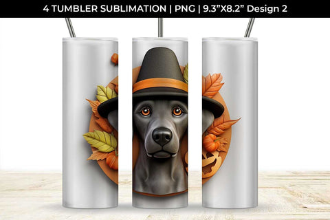 3D Halloween Labrador Retriever Dog Tumbler Wrap 20 oz Sublimation PNG Bundle Free For Commercial Use Sublimation Sintegra 