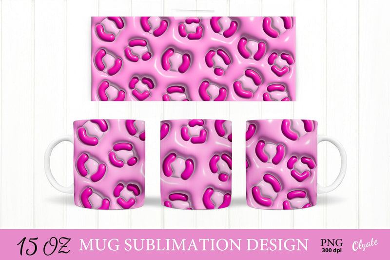 3D Inflated Mug Design. Barbie Style Sublimation Sublimation Olga Terlyanskaya 