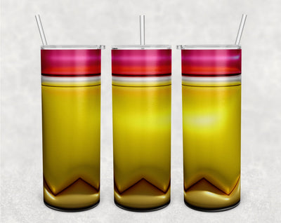 3D Inflated Pencil Tumbler Wrap, 20oz Skinny Tumbler Sublimation Design, Puffy Pencil Tumbler PNG, Teacher Tumbler Wrap Sublimation HappyDesignStudio 