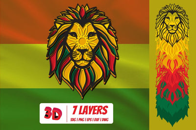3D Juneteenth Lion SVG SVG SvgOcean 