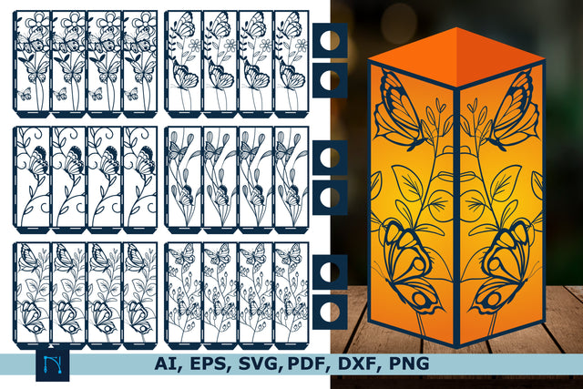 3d Lantern SVG | Butterfly SVG bundle SVG MD JOYNAL ABDIN 