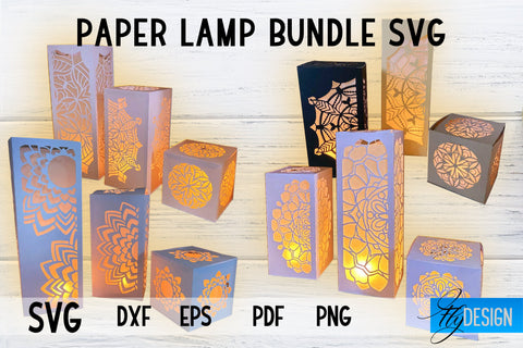 3d Lantern SVG | Paper Lantern Cut Files | Candle Holder SVG | Mandala SVG SVG Fly Design 