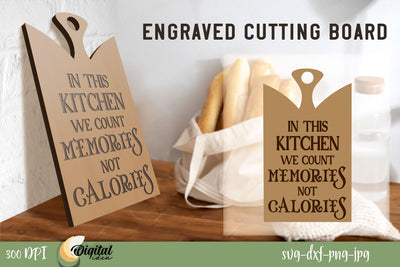 3D Laser Cut Design. SVG. Engraved Cutting Boards Laser Cut. SVG Evgenyia Guschina 