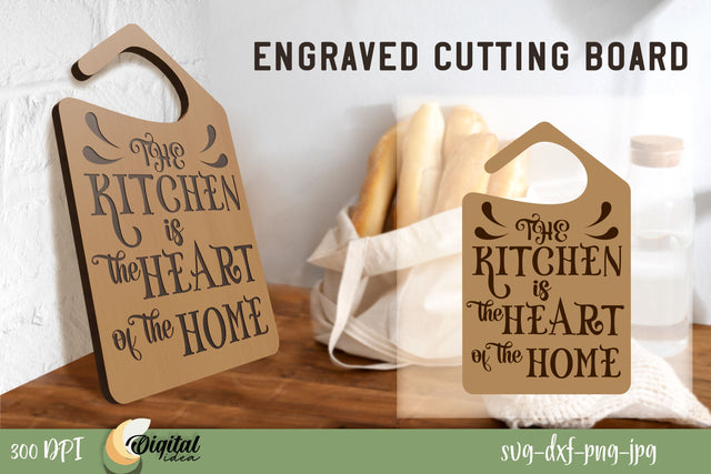 3D Laser Cut Design. SVG. Engraved Cutting Boards Laser Cut. SVG Evgenyia Guschina 