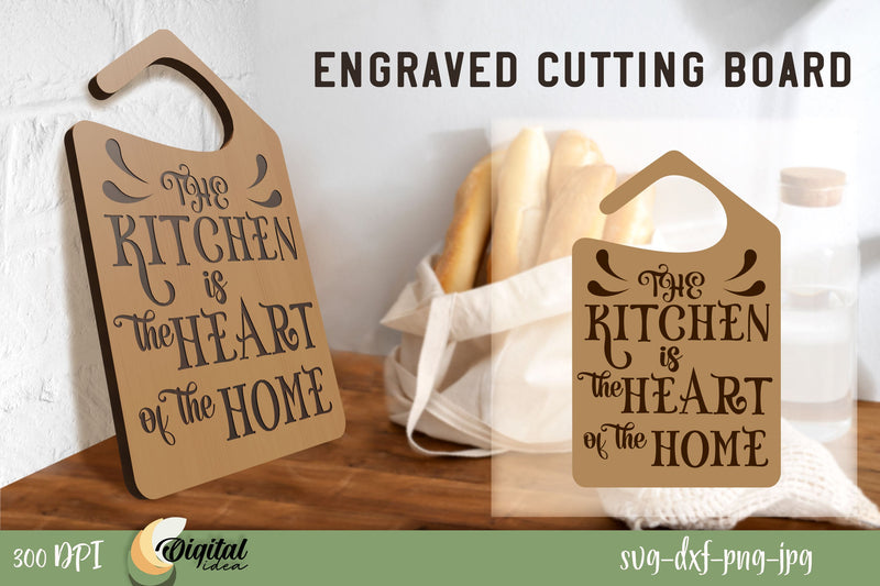 3D Laser Cut Design. SVG. Engraved Cutting Boards Laser Cut. SVG Evgenyia Guschina 