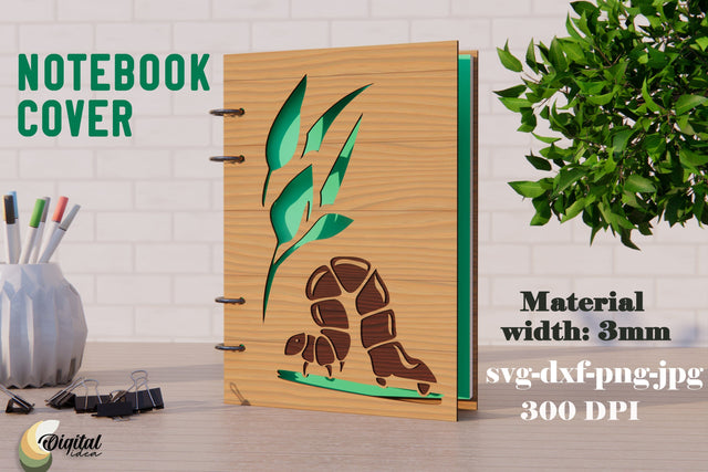 3D Laser Cut. Notebook Cover Laser Cut. Notebook Cover Laser Cut Files SVG Evgenyia Guschina 