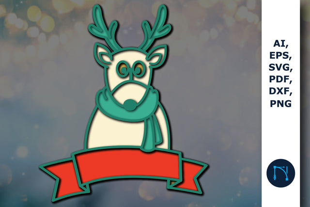 3D layer Christmas element SVG bundle SVG MD JOYNAL ABDIN 