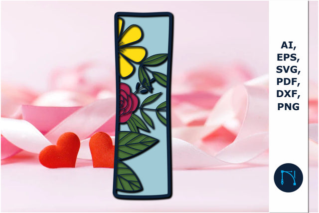 3d layer floral alphabet I laser cut svg SVG MD JOYNAL ABDIN 