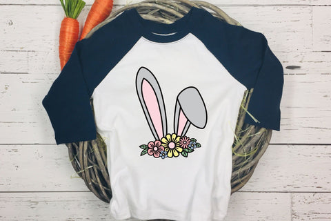 3D Layered Bunny Ears SVG, Easter SVG. 3D Paper Elinorka 