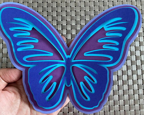 3D Layered Butterfly Design 3D Paper Stacy's Digital Designs 