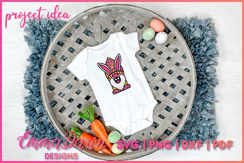 3D Layered Gnome SVG | Easter Bunny Gnome SVG SVG Emma Dawn Designs 