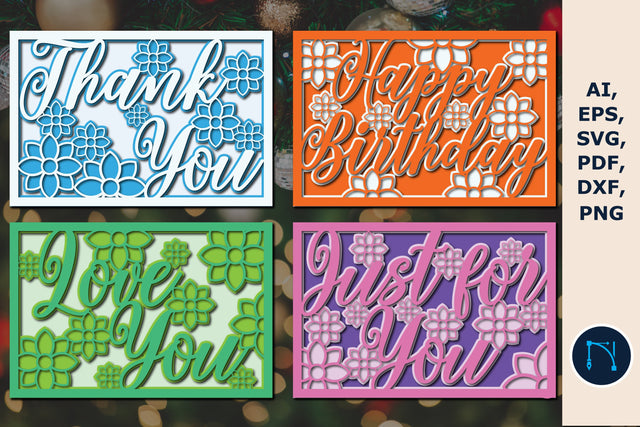 3D Layered Greetings Cards svg bundle SVG MD JOYNAL ABDIN 