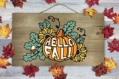 3d Layered Pumpkin SVG, Fall SVG, Sunflower SVG. 3D Paper Elinorka 