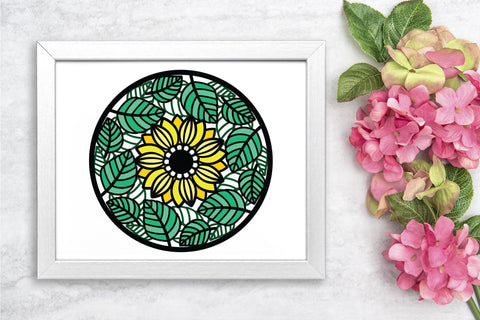 3d Layered Sunflower SVG, Fall Mandala SVG, Porch Sign SVG. SVG Elinorka 