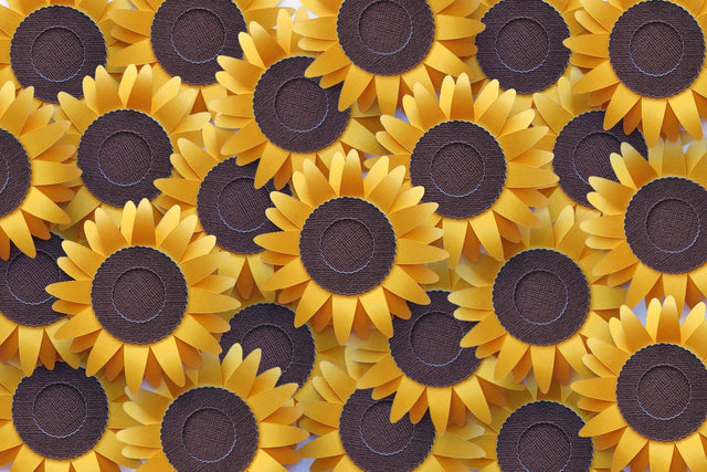 3D Layered Sunflower SVG SVG Designed by Geeks 