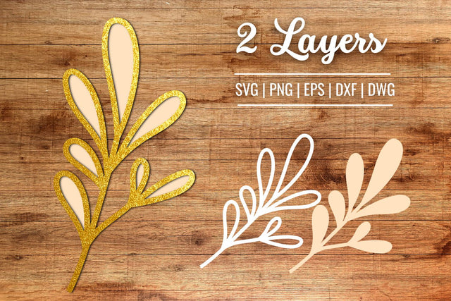 3D Leaf SVG 3D Paper SvgOcean 
