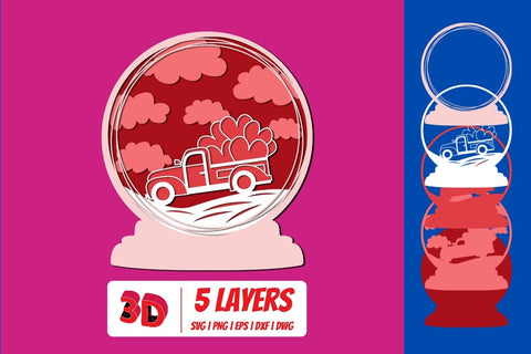 3D Love Machine SVG Bundle SVG SvgOcean 