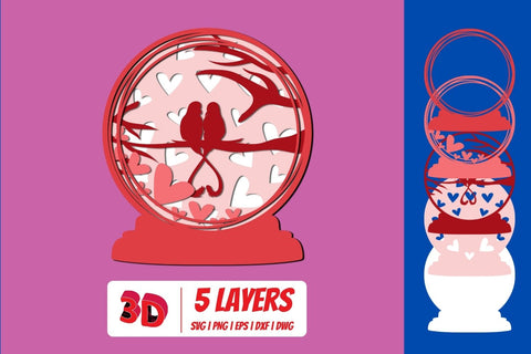 3D Love Machine SVG Bundle SVG SvgOcean 