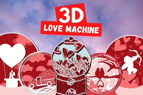 3D Love Machine SVG Bundle SVG SvgOcean 