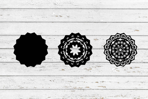 3D Mandala Design. SVG Cut File. 3D Paper Samaha Design 