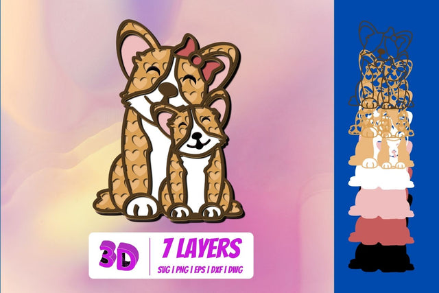 3D Mothers Day Dog SVG SVG SvgOcean 