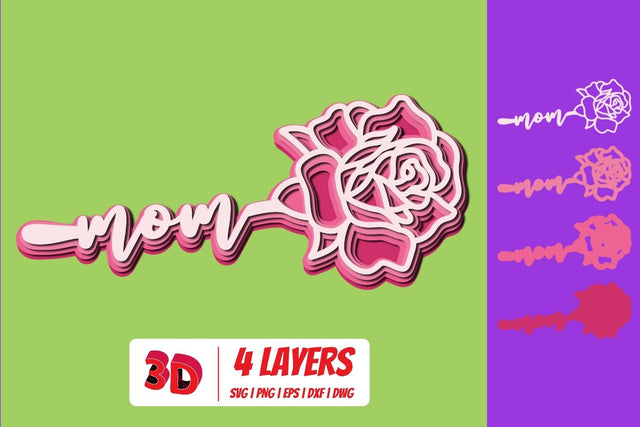 3D Mothers Day SVG SVG SvgOcean 