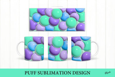 3D Mug Sublimation. 3D Puff Sublimation Sublimation Olga Terlyanskaya 