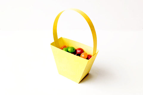 3D Paper Easter Basket SVG + PDF 3D Paper Risa Rocks It 