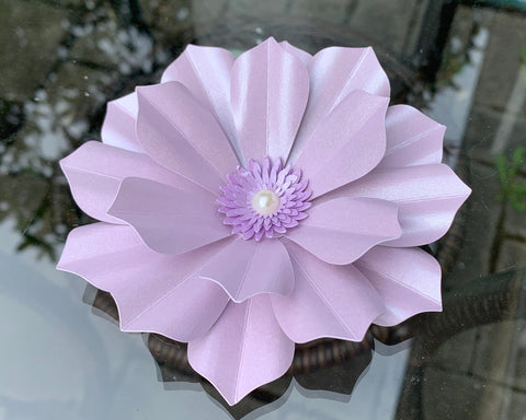 3d Paper Flower SVG and DXF T89 SVG CanadaCraftsStudio 