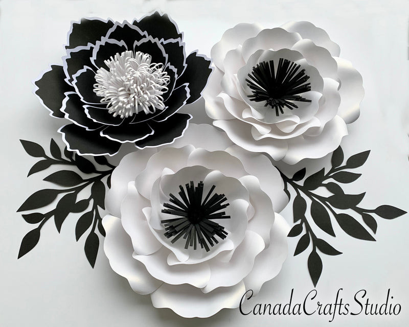 3d Paper Flower Template, Bundle #21 SVG CanadaCraftsStudio 