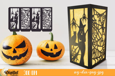 3D Paper Lantern Halloween. 3 D Halloween Decor PaperCut. 3D Paper Evgenyia Guschina 