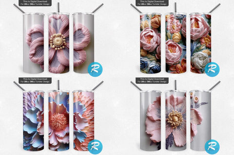 3D Png Tumbler Bundle Sublimation Regulrcrative 