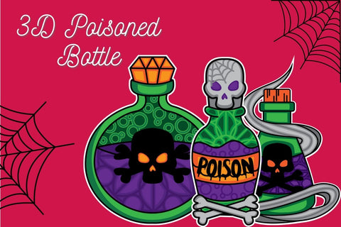 3D Poisoned Bottle SVG Bundle SVG SvgOcean 