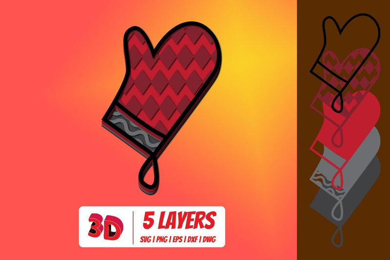 3D Potholder SVG SVG SvgOcean 