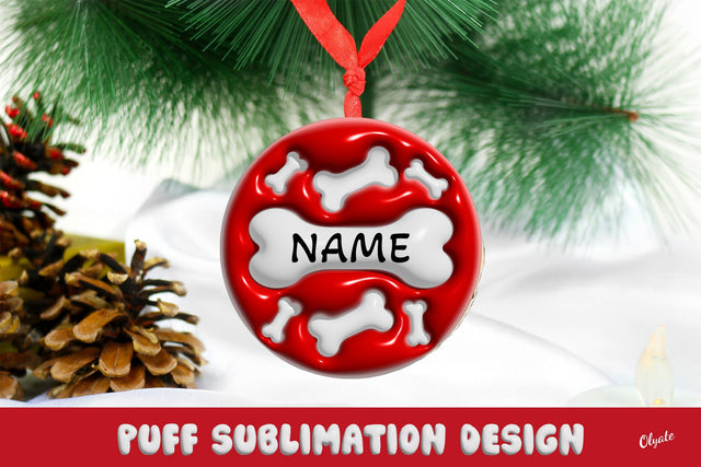 3D Puff Design. Dog Signs Ornament Sublimation Sublimation Olga Terlyanskaya 