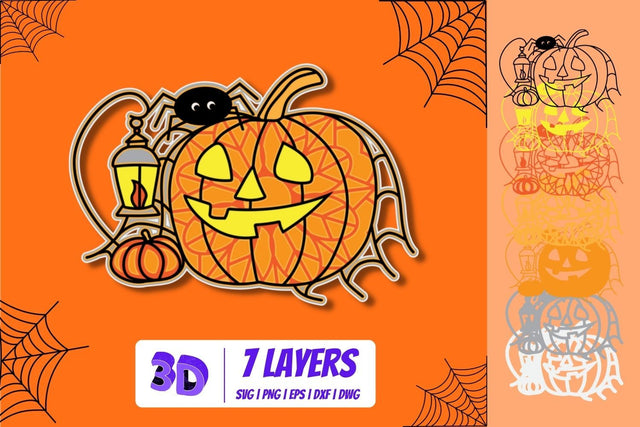 3D Pumkin SVG Cut File SVG SvgOcean 