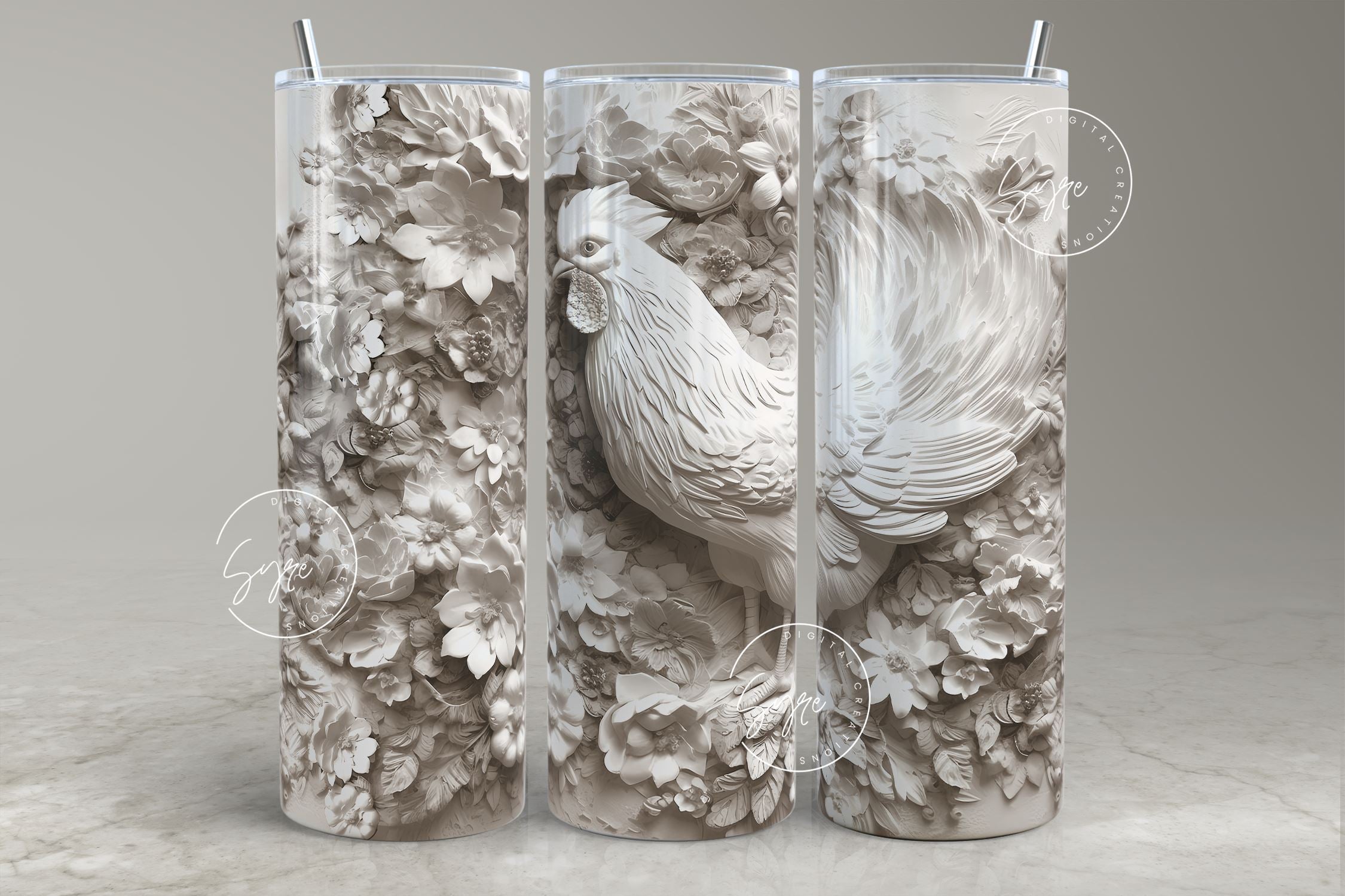 https://sofontsy.com/cdn/shop/products/3d-rooster-tumbler-floral-tumbler-wrap-20oz-skinny-tumbler-sublimation-spring-tumbler-plaster-wall-art-white-chicken-tumbler-digital-sublimation-syre-digital-creations-557479_2250x.jpg?v=1684529483