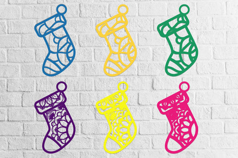 3D Sock Layered Cut Files 3D Paper zafrans studio 