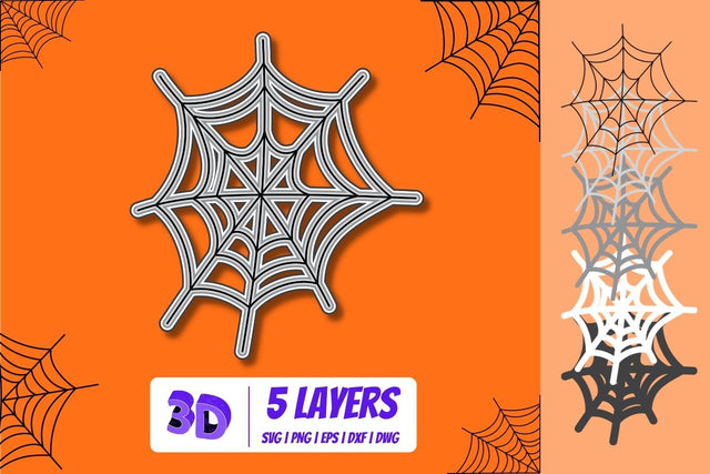 3D Spiderwab SVG Cut File SVG SvgOcean 