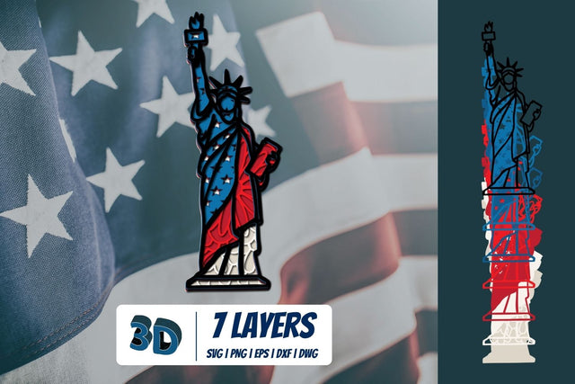 3D Statue Of Liberty SVG SVG SvgOcean 