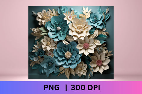 3d sublimation tumbler wrap| 3d Floral Tumbler Sublimation Sublimation FloridPrintables 