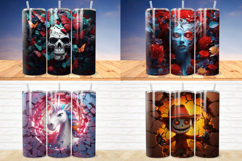 3D Sublimation Tumbler Wrap Huge Bundle Sublimation Regulrcrative 