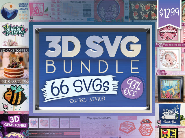 3D SVG Bundle Bundle So Fontsy Design Shop 