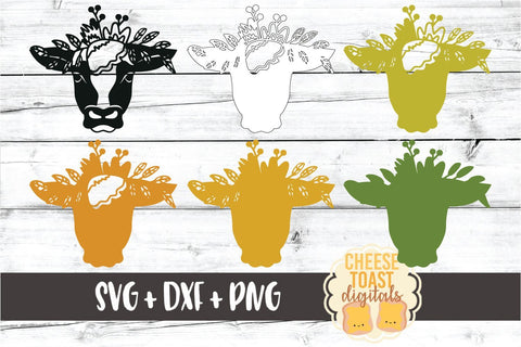 3D SVG | Cow SVG Cheese Toast Digitals 