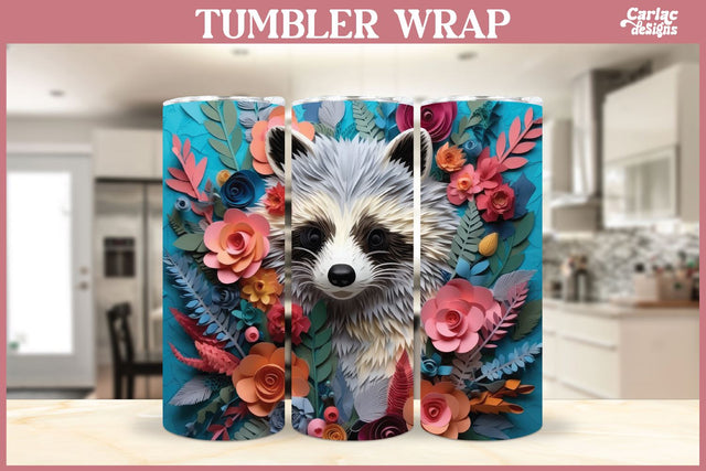 3d Tumbler Sublimation Wrap | 3d Badger Sublimation Wrap Sublimation Carla C Designs 