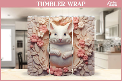 3d Tumbler Sublimation Wrap | 3d Mouse Tumbler Wrap Sublimation Carla C Designs 