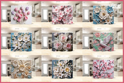 3d Tumbler Sublimation Wrap Bundle Sublimation Carla C Designs 